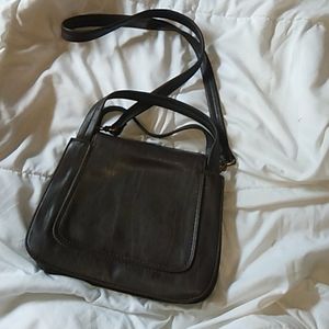Liz Claiborne brown medium satchel crossbody purse bag